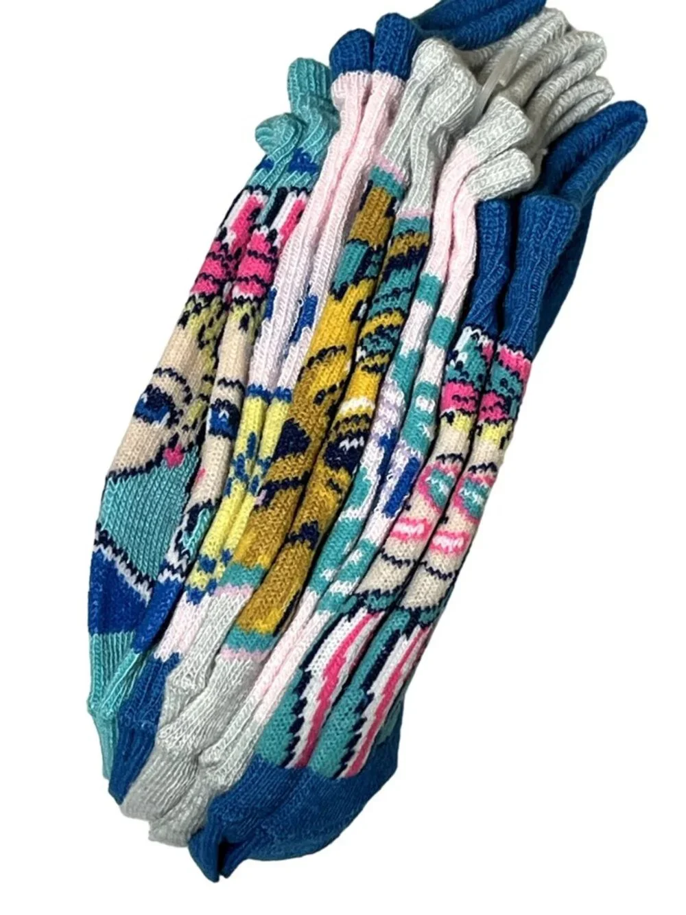 JoJo Siwa Girls No Show Socks 5 Pair Pack Low Cut Ankle NWT